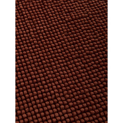 George Home chenille bath mat dusky pink 50x50cm, imported from the UK