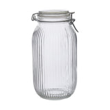George Home ribbed clip lid canister 2L - British product