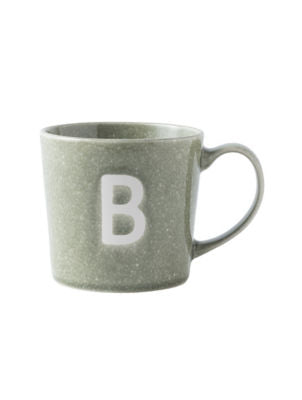 ASDA George Home Alphabet Reactive Stoneware Mug B 10.5 x 10.5 x 9.5 cm- Buy online at McGrocer