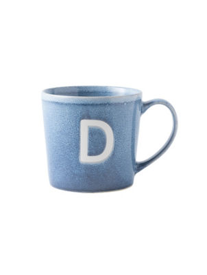 George Home alphabet stoneware mug D 10.5 cm, UK version