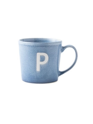 George Home alphabet reactive stoneware mug 10.5 cm (British brand)