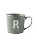 George Home alphabet reactive stoneware mug, imported from the UK