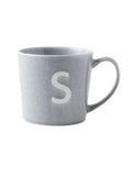George Home alphabet reactive stoneware mug, imported from the UK