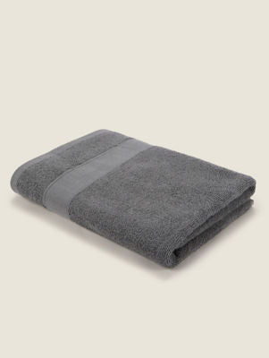 George Home bath towel charcoal 70x130cm (British brand)