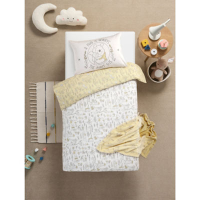 Disney Winnie the Pooh reversible toddler duvet set 120x150cm (British brand)