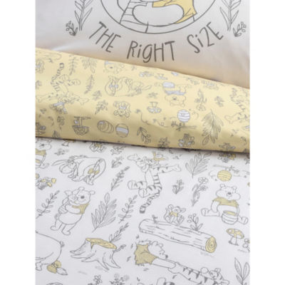 Disney Winnie the Pooh reversible toddler duvet set 120x150cm (British brand)