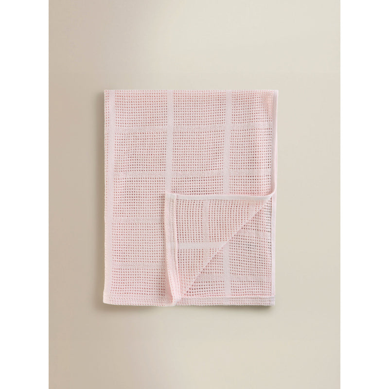 George Home pink cotton cellular blanket 90x70 cm - British product