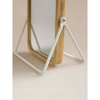 George Home cream standing mirror 16cm, imported from the UK