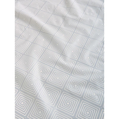 George Home grey diamond PEVA shower curtain 180x180cm - British product