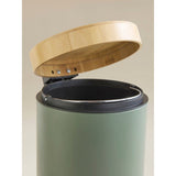 George Home green bamboo lid pedal bin - British product