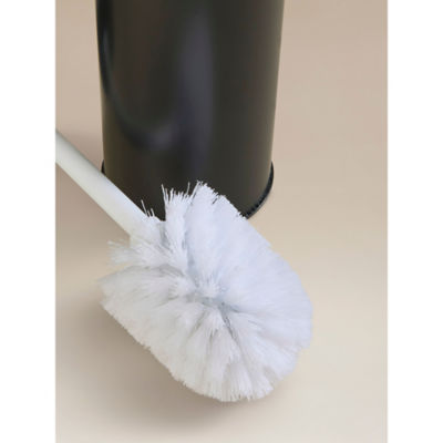 George Home black metal toilet brush 38cm, imported from the UK