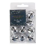George Home silver jingle bells 12 pack, imported from the UK