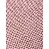 George Home dusky pink solid chenille bath mat, imported from the UK