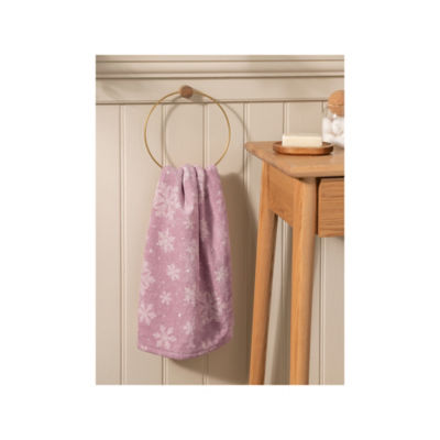 Stacey Solomon beige snowflake guest towel 60x40 cm (British brand)