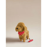Hapello brown walking puppy toy with light and sound (British brand)