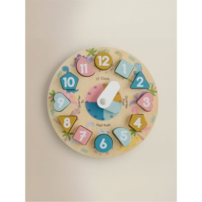 ASDA George Home Dinosaur Learning Clock- Buy online at McGrocer