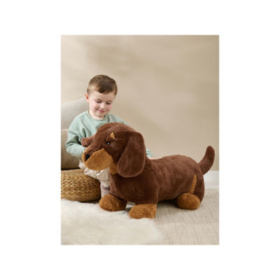 ASDA Hapello Brown Sausage Dog Plush Toy 90cm- Buy online at McGrocer