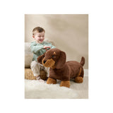 Hapello brown sausage dog plush 90cm, UK version