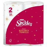 ASDA Shades festive paper kitchen towels 2 rolls, UK version