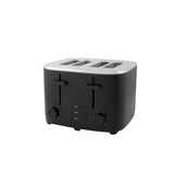 George Home black 4-slice toaster - British product