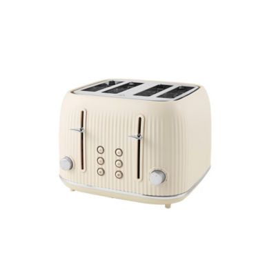 George Home cream textured 4-slice toaster, imported from the UK