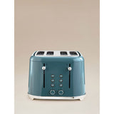 George Home Retro 4-Slice Toaster teal - British product