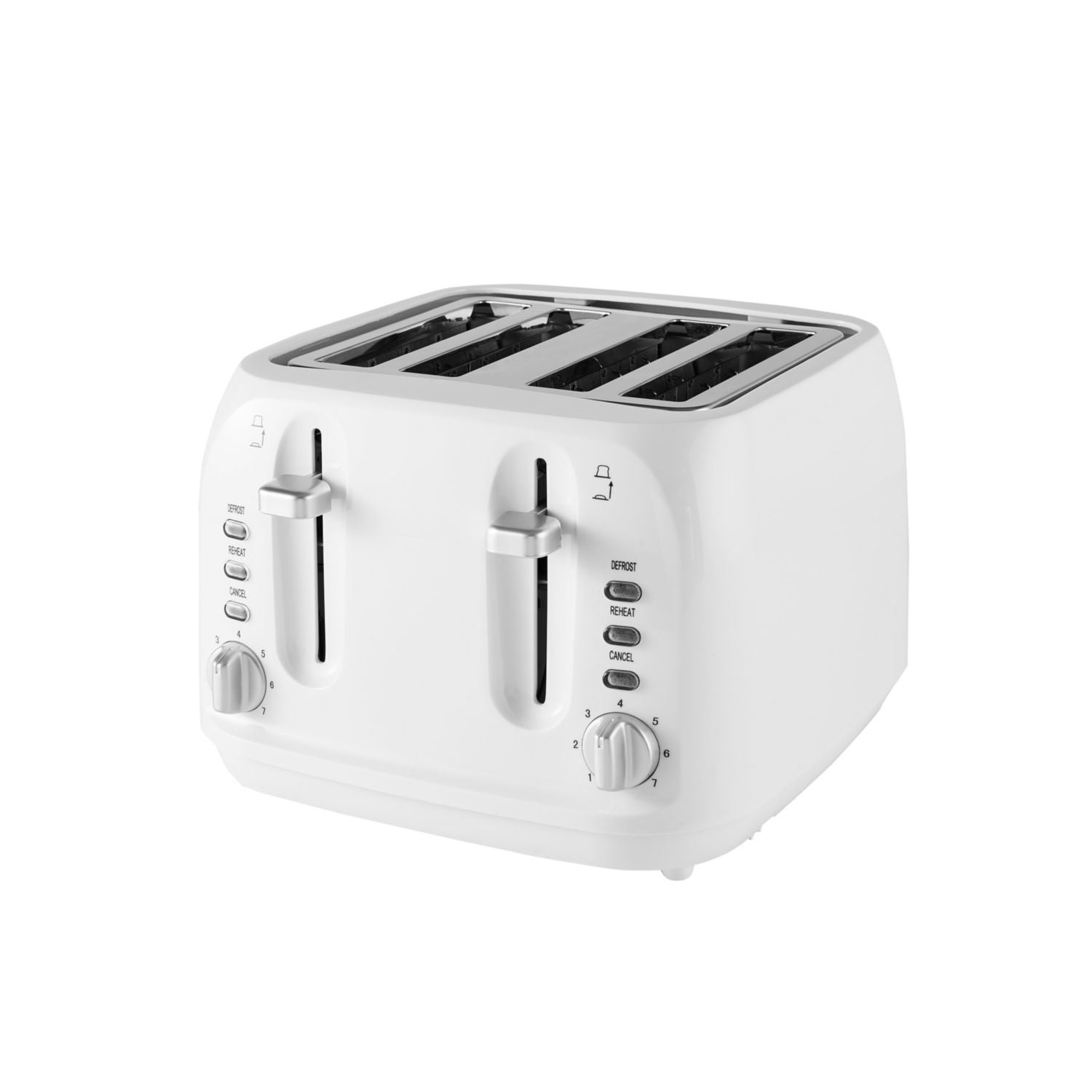 George Home white 4-slice toaster, UK version