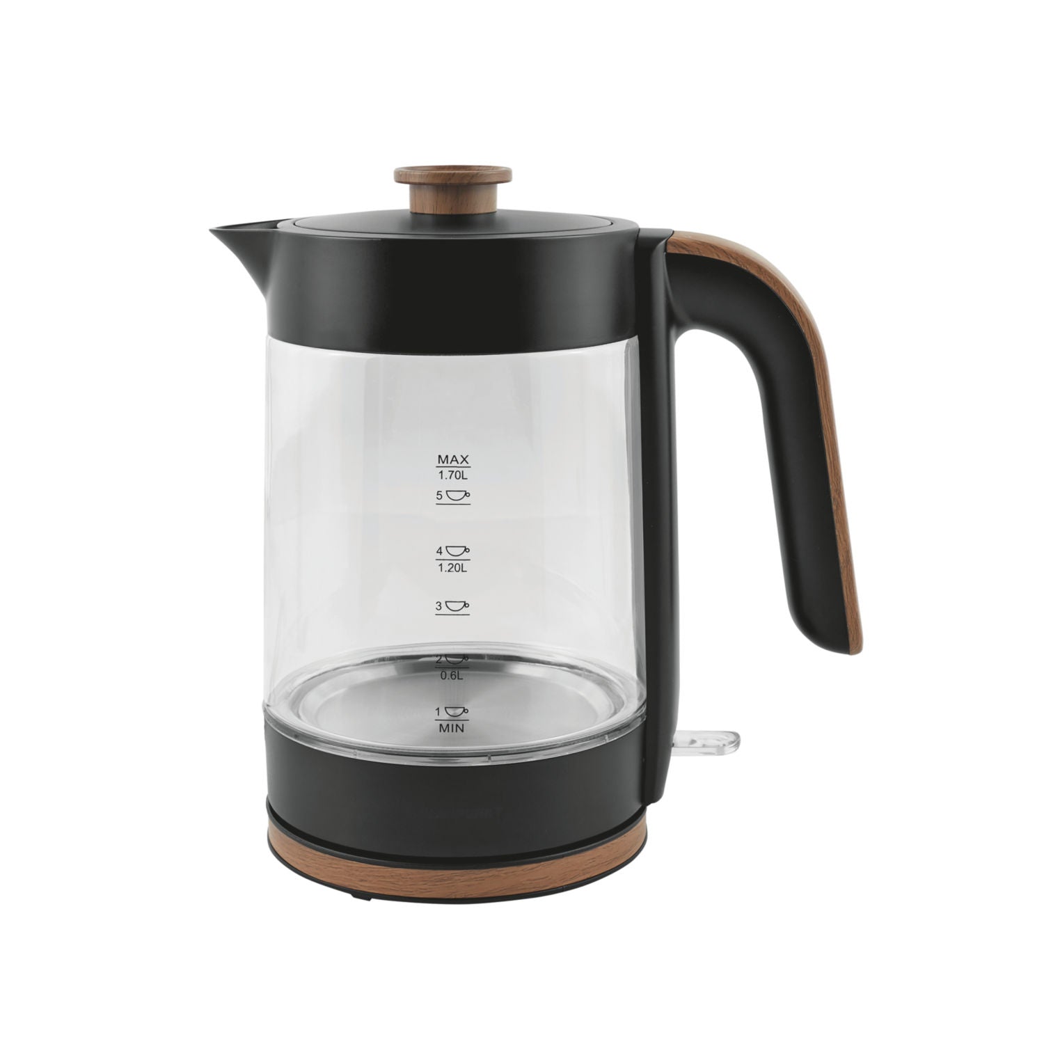 George Home Matte Scandi glass fast boil kettle 1.7L (British brand)