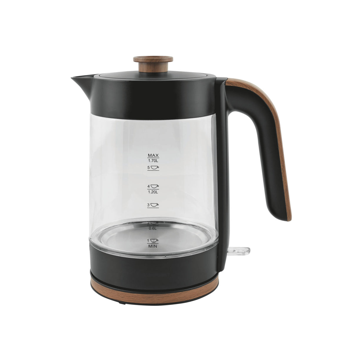George Home Matte Scandi glass fast boil kettle 1.7L (British brand)