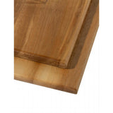 Natural acacia chopping board set of two sizes, UK version