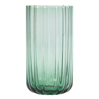 George Home green scallop hiball glass (British brand)