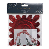George Home red foil garland - British product