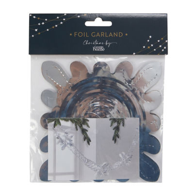 George Home silver foil garland, UK version