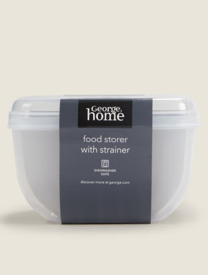 George Home Food Storer with strainer (British brand)