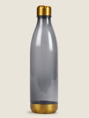 George Home water bottle black and gold 1 litre, UK version
