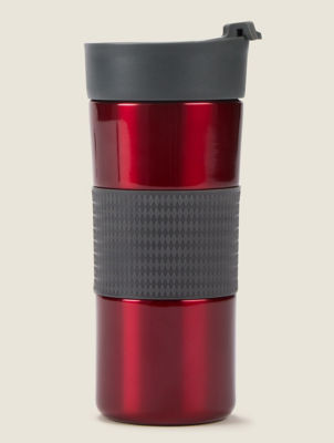 George Home ceramic-lined travel mug gloss red - British product