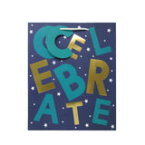 George Celebrate large blue gift bag 32cm, imported from the UK