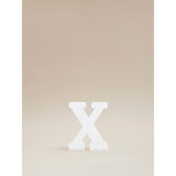 George Home alphabet light letter X white plastic decorative, UK version