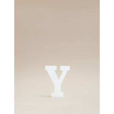 George Home alphabet light Y 16x4x22cm white plastic (British brand)
