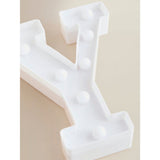 George Home alphabet light Y 16x4x22cm white plastic (British brand)