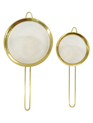 At Home with Stacey Solomon sieve matte gold-tone - British product