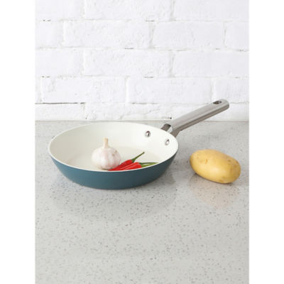 George Home teal retro non-stick frying pan 24cm - British product
