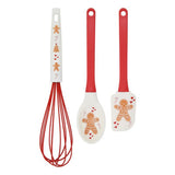 George Home red gingerbread utensils set of 3 - British product