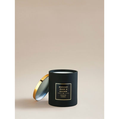 George Home jumbo candle Midnight Peony & Leather, UK version