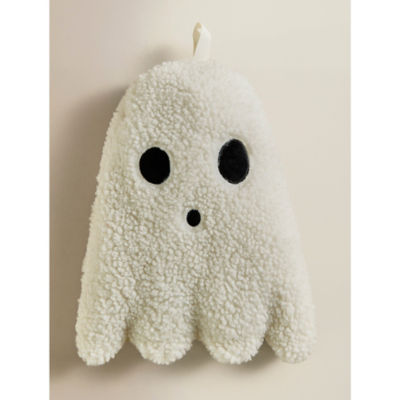 George Home white ghost boucle hot water bottle 34x25cm, UK version