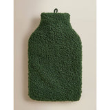 George Home green boucle hot water bottle (British brand)