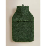 George Home green boucle hot water bottle (British brand)