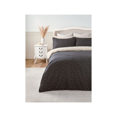 Stacey Solomon reversible cotton duvet set leaf print king (British brand)