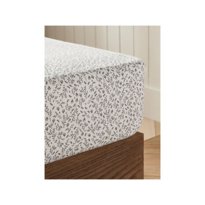 Stacey Solomon floral brushed cotton fitted sheet double, UK version