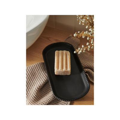 Stacey Solomon earthenware black beaded bath tray, UK version